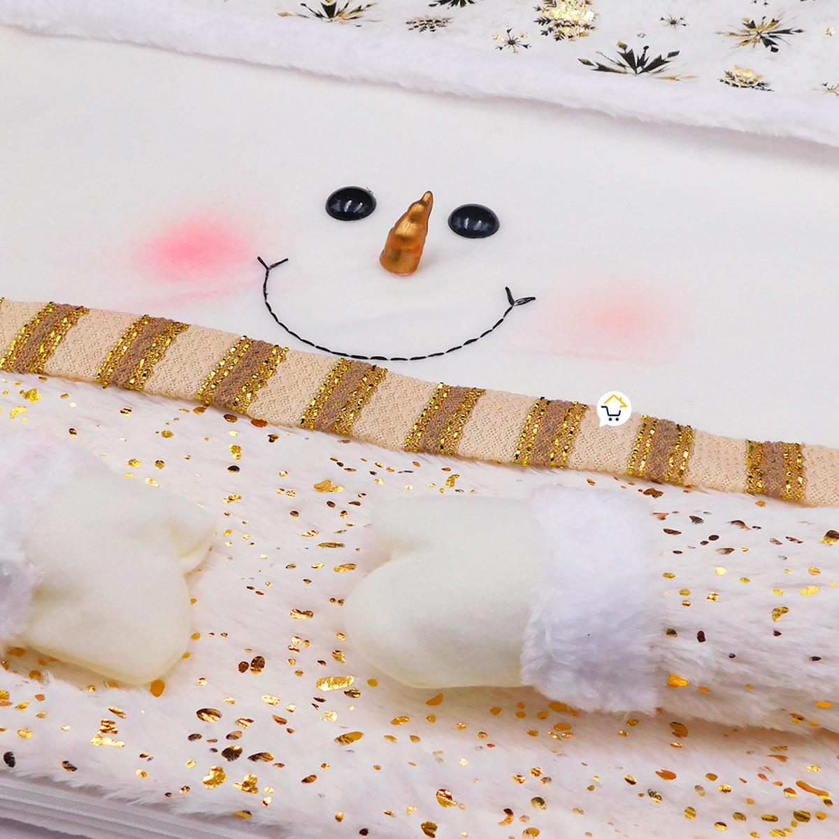 Miniatura 2 de Funda Almohada Muñeco Nieve Navidad